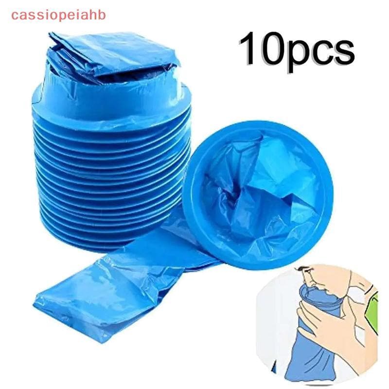 (cassiopeiahb) 5/10 Pcs 1000ML Saco De Vômito Descartável Viagem Carro Avião Movimento Siness Náusea Sacos De Limpeza De