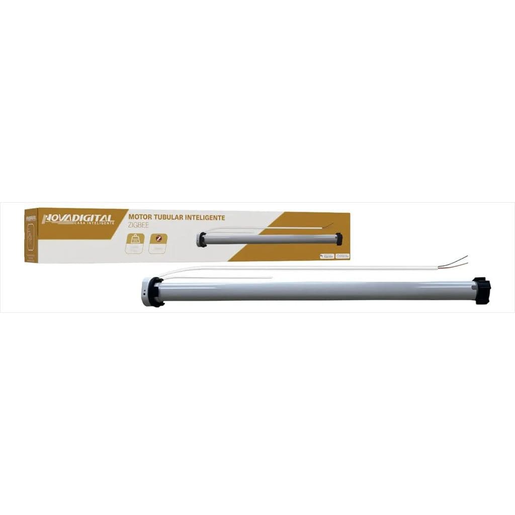 Motor Tubular Inteligente Zigbee Persiana Novadigital Suporta 10kG