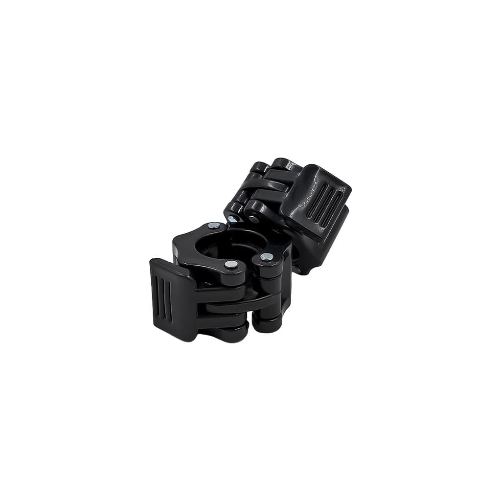 Par Presilhas P/ Barra Academia 25mm Anilha Peso Cor Preta