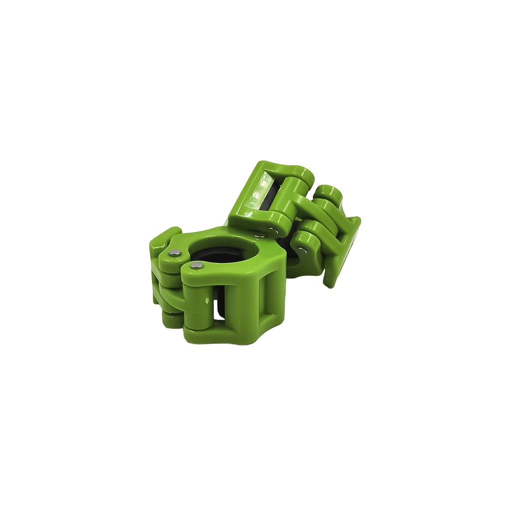 Par Presilhas Para Barra Academia 28mm Anilha Peso Cor Verde