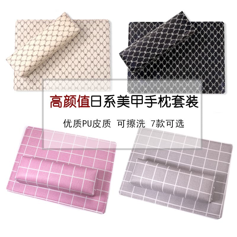 Conjunto de travesseiro de mão influenciador de manicure almofada novo estilo almofada japonesa almofada de mão estilo j