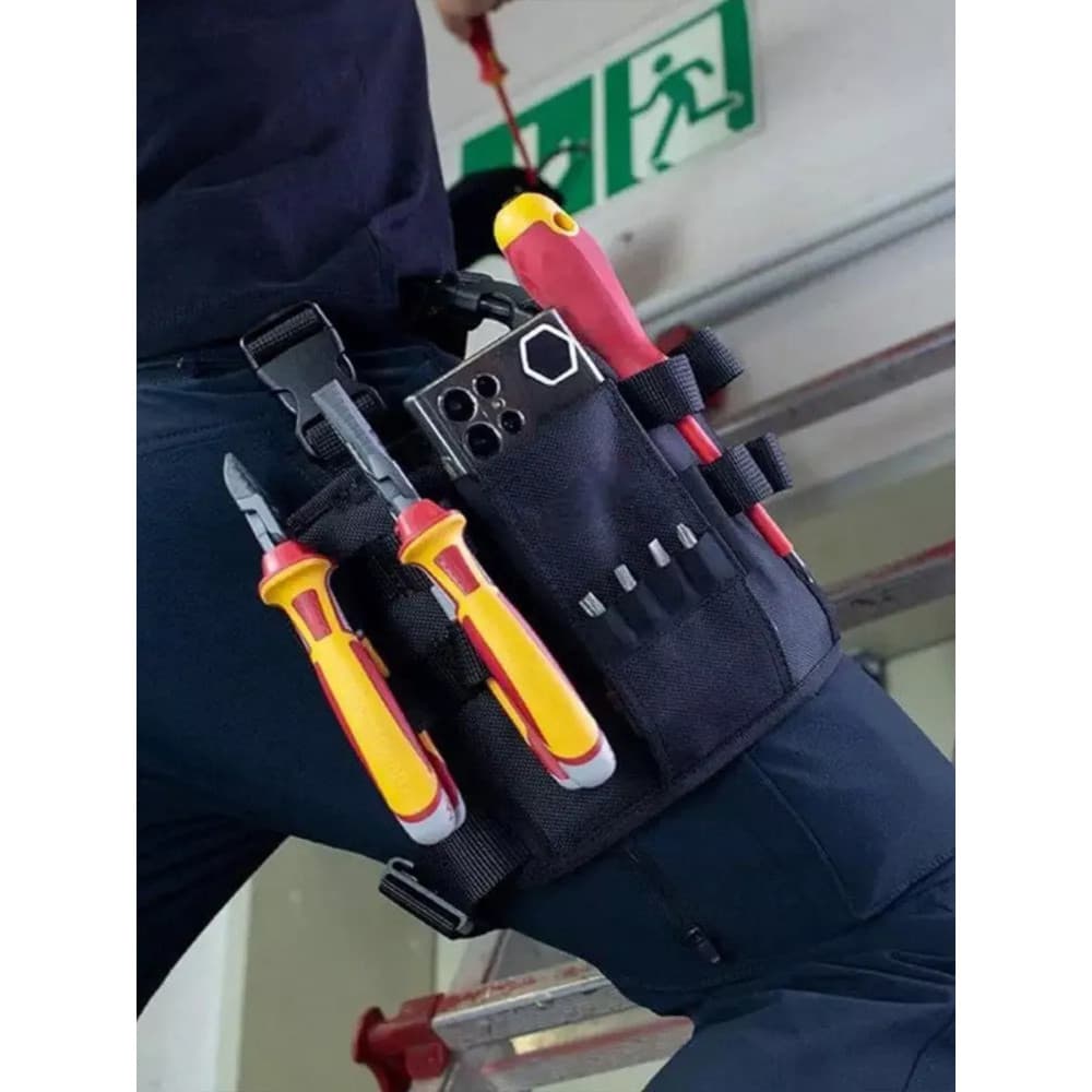Kit de ferramentas de trabalho ao ar livre multifuncional saco de cintura portátil masculino grande capacidade Leggings