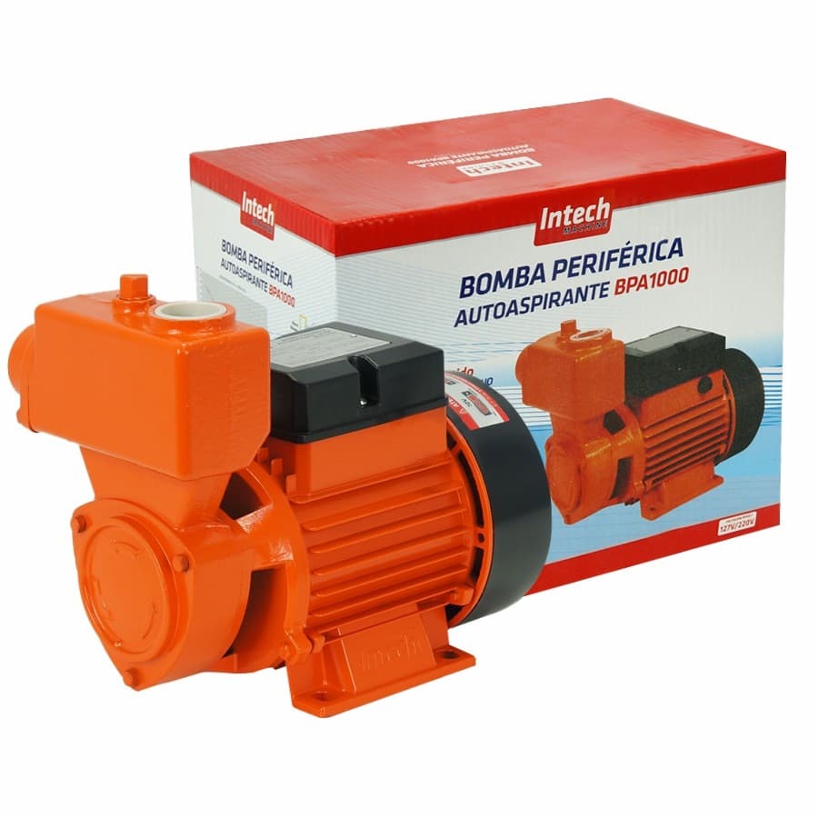 Bomba Autoaspirante Periférica 1/2HP Intech Bivolt 110/220V
