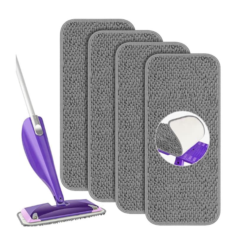 Adequado para swiffer molhado seco dupla utilização absorção de água sem pasta de fiapos pequeno Chenille pano de substi