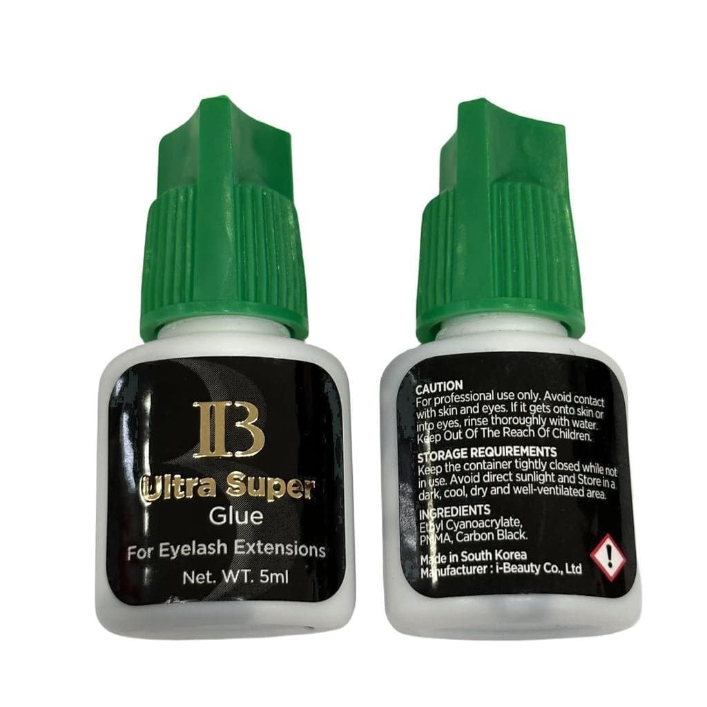 Lava Lash 1 unidade de cola para extensões de cílios Ibeauty Ultra Super Glue 5ml, cola para extensões de cílios semiper