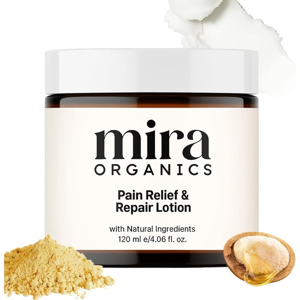 Loção Reparadora Mira, Mira Organics & Repair Lotion, com Arnica Montana, Camomila, Óleo de Helichrysum, Manteiga de Kar