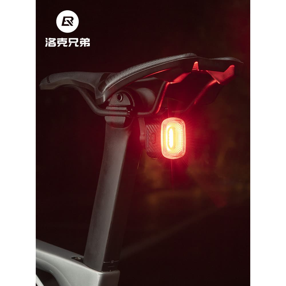 Rock Brothers Luz Traseira de Freio de Bicicleta Mountain Bike Road Bike Acessórios de Equipamentos de Ciclismo Sensor I