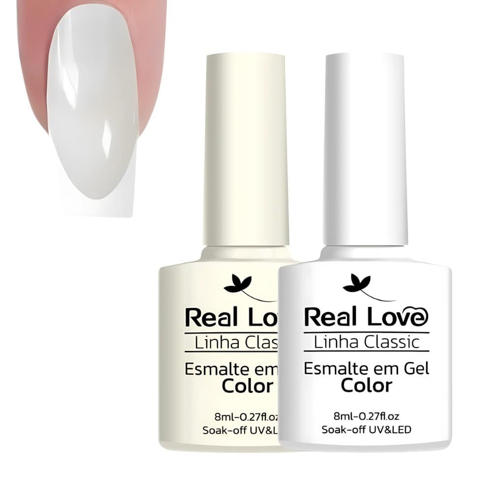 Kit Esmaltes Francesinha 2 peças - Real Love