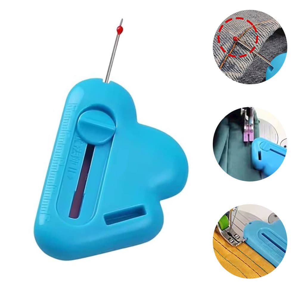 Guia de Costura Magnético em Aço Inoxidável, Controle Magnético Ajustável e Forte para Quilting em Máquina