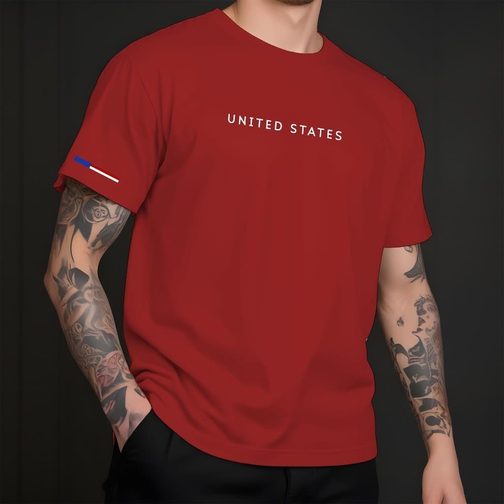 Camiseta Masculina 100% Algodão United Descolada Camisa Homem