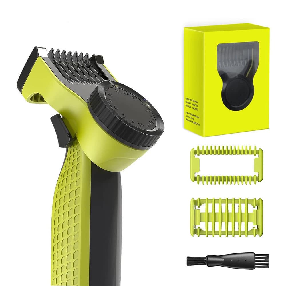 Guia Para Protetores De Pente De Máquina De Barbear QP2520 QP2530 QP2630 QP2620 Kit Ajustável De Navalha Elétrica Com 14