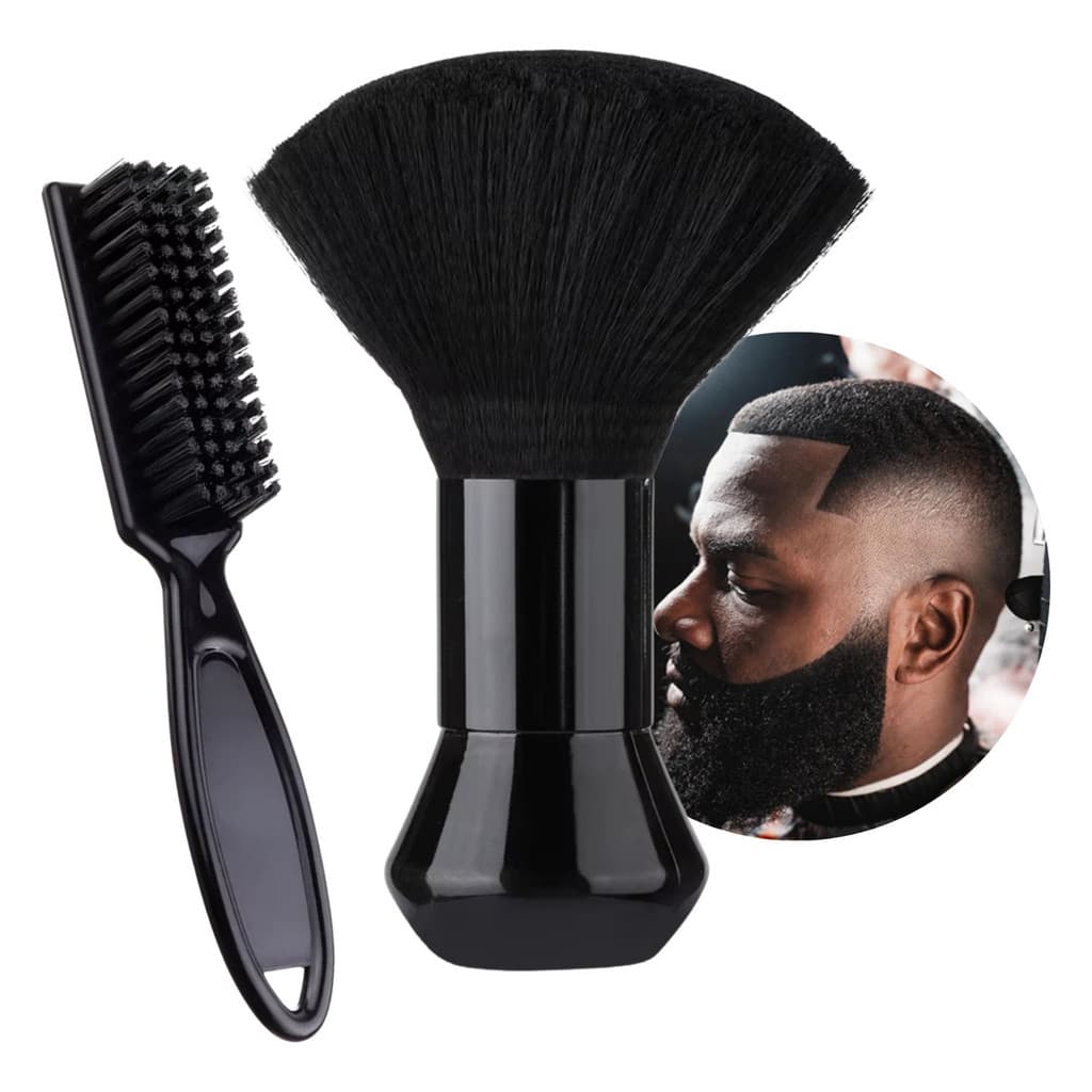 Escova Degradê Espanador Barbeiro Barbearia Escovinha