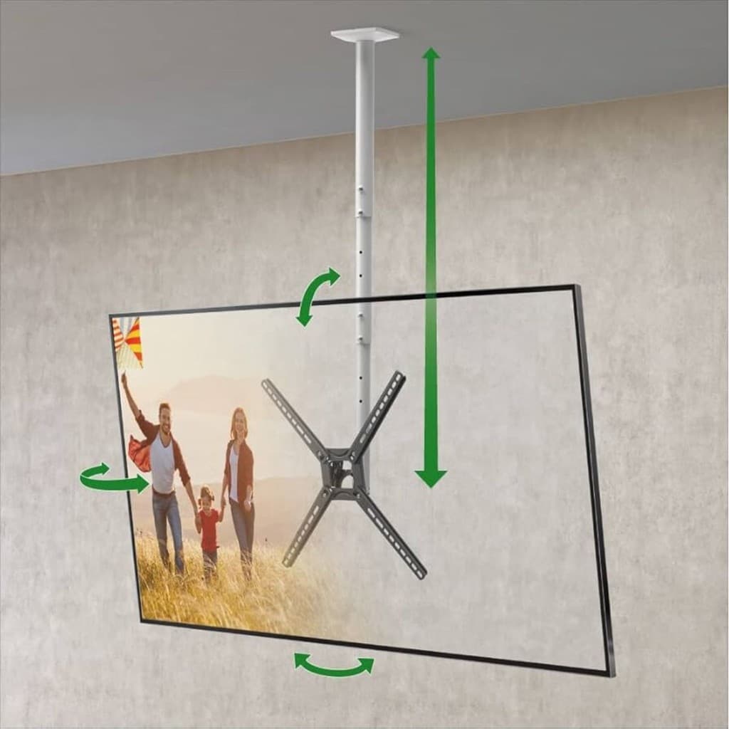 Suporte TV de Teto com Giro e Inclinação para TV 19 a 56 Poleg