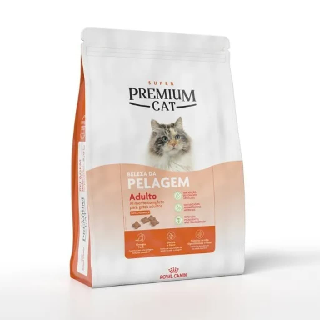Ração Royal Canin Premium Cat Beleza Pelagem Adulto 2,5kg