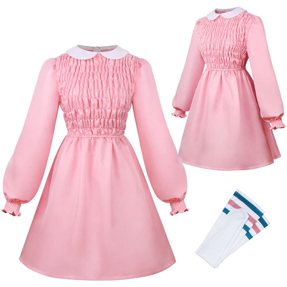 2025 Fantasia de Halloween Stranger Things Menina Onze Saia Vestido Fantasia Cosplay OOSY
