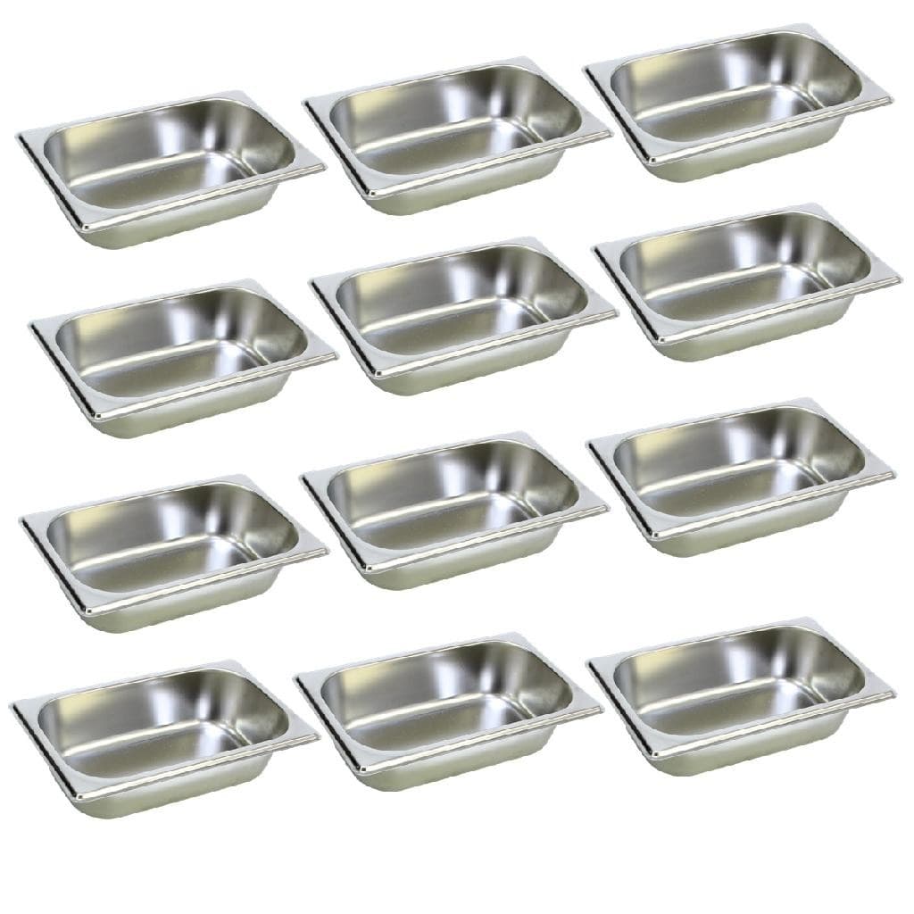 12 Cuba Gastronomica Inox 1/4x65 Gn Buffet Cozinha Restaura