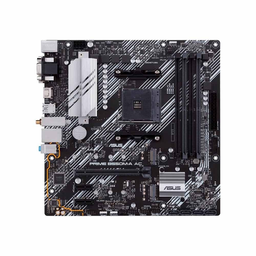 Placa Mãe Asus Prime B550m-a, Amd Am4, Matx, Ddr4