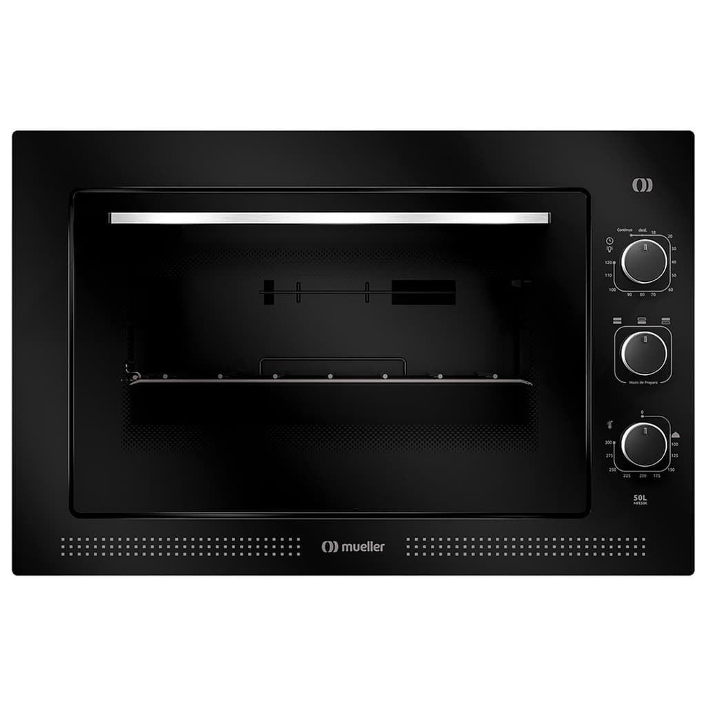 Forno Elétrico de Embutir Mueller Preto 50 Litros MFE50K