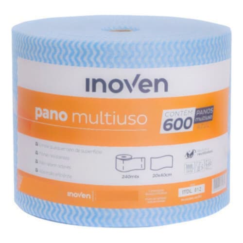 Pano Multiuso Tipo Pano - Azul - 600 - Unidade - 1 - 240 M - 20 Cm