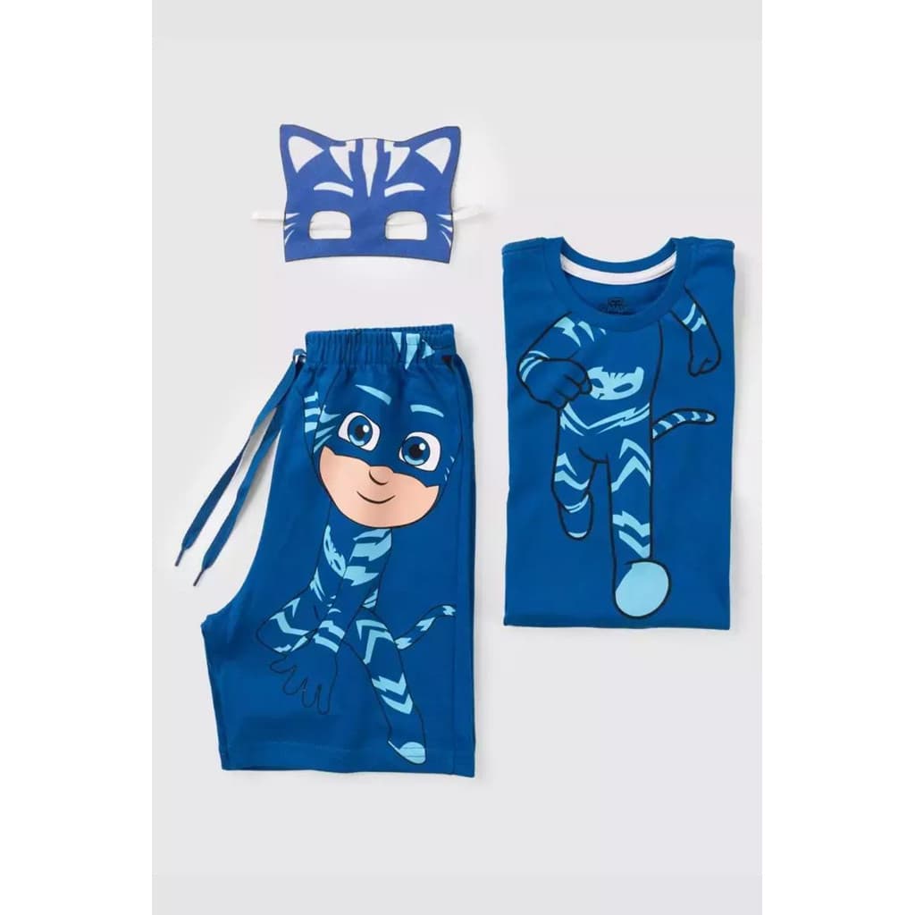 Conjunto Pjmasks tam. 1 ano
