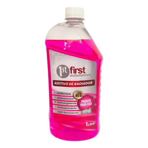 Aditivo Radiador Pronto Para Uso Rosa 1l Diversos Veículos