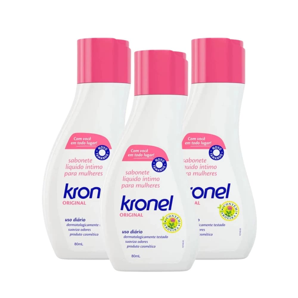Sabonete de Cuidado Íntimo Kronel 80ml | Fórmula Balanceada para o Dia a Dia