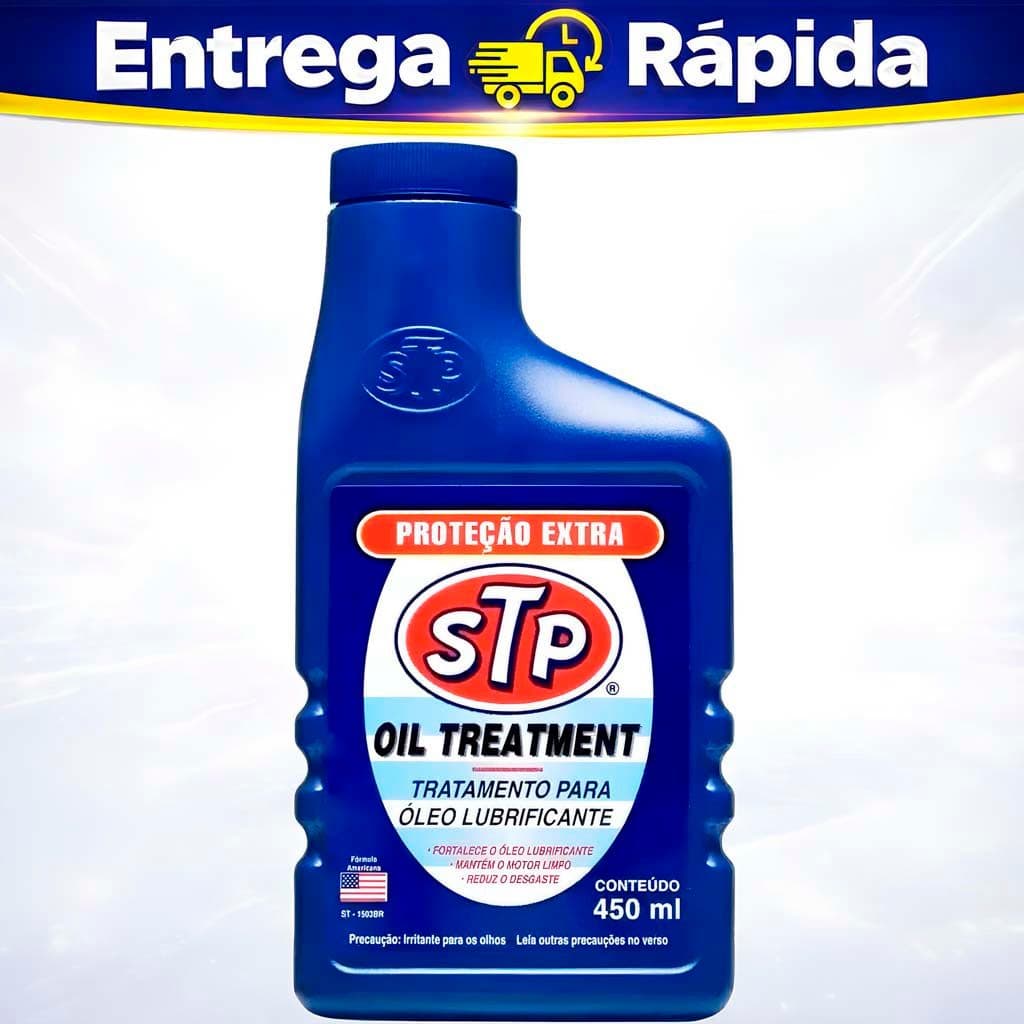 Stp Oil Treatment 450 ML Aditivo Para Tratamento de Óleo Do Motor Cor Azul