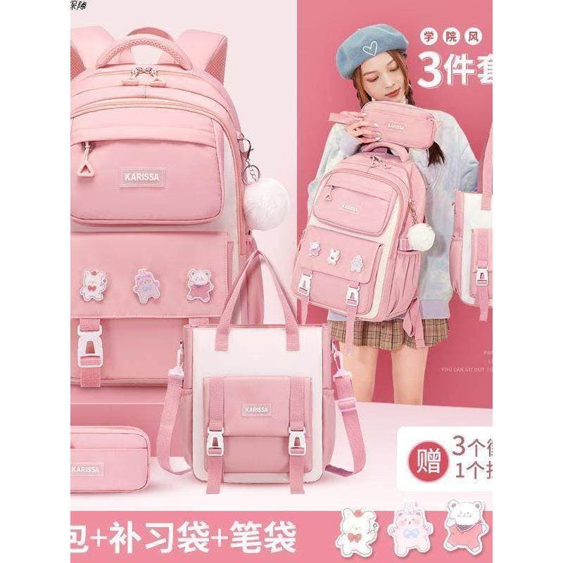 Estudantes do sexo feminino All-Match estudante universitário mochila ins coreano estudantes do ensino médio tesouro moc