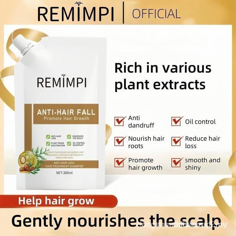 Compre um e ganhe outro grátis: Óleo Capilar Antiqueda REMIMPI, Shampoo para Controle de Oleosidade, Produtos Anticaspa