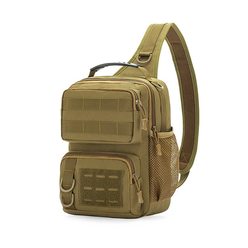 Camuflagem tático saco de peito masculino ao ar livre multifuncional bolsa de ombro saco do mensageiro grande capacidade