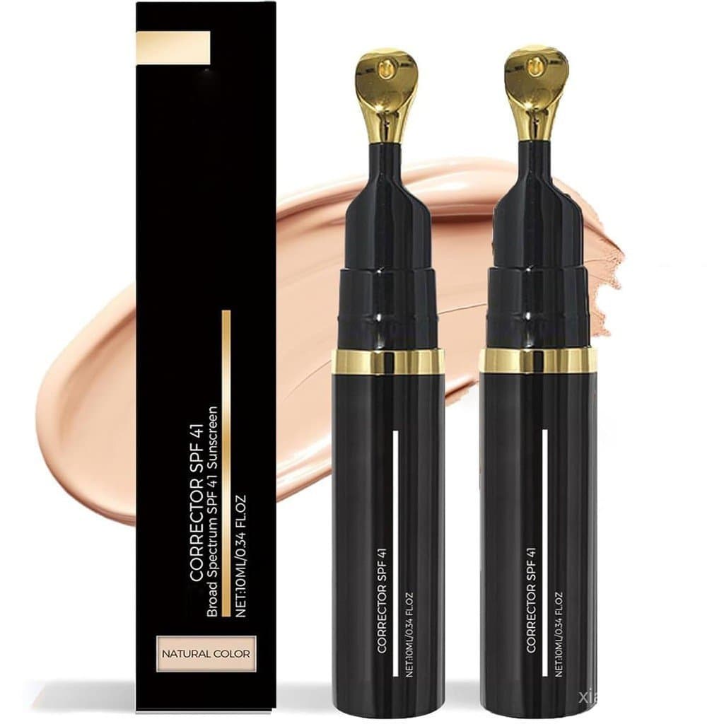 Corretor para a Área dos Olhos com FPS 41 - Corretivo para Olheiras, Creme Colorido Anti-Envelhecimento, Sérum Hidratant