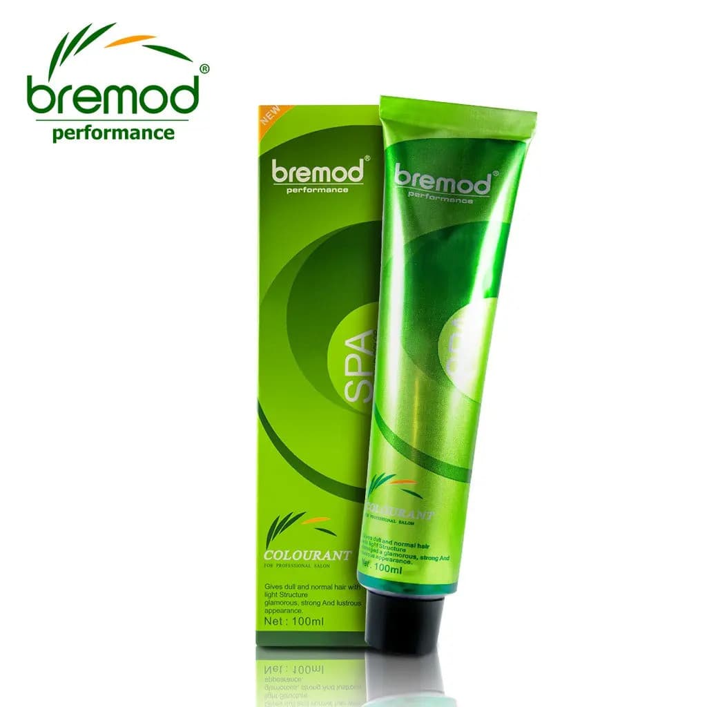 [SEM OXIDANTE INCLUÍDO] Bremod Tintura Permanente para Cabelo 100ml SOMENTE A COR Creme para Cuidado Capilar Cor Metálic