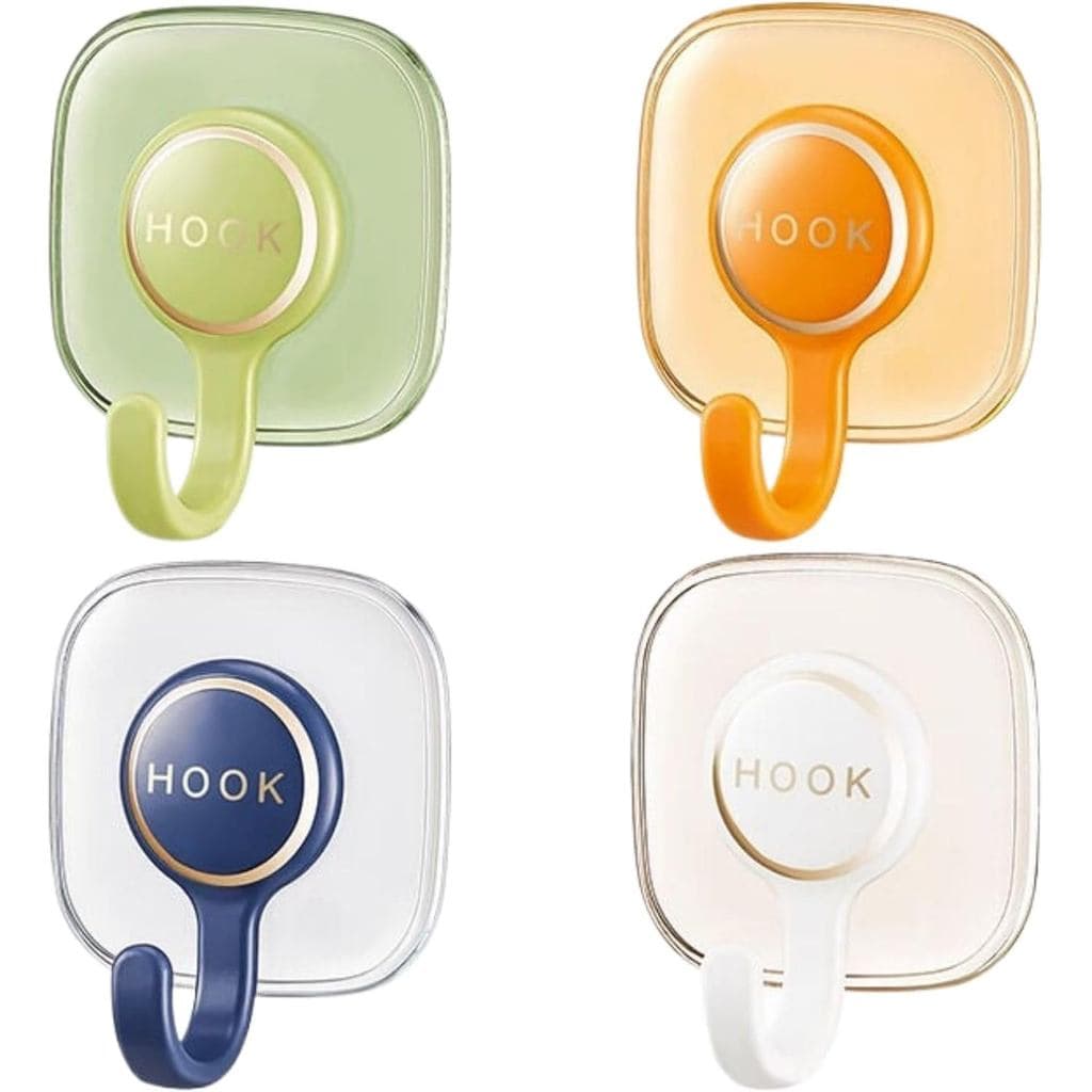 Gancho adesivo sem furos, forte capacidade de carga, gancho adesivo para trás da porta, utensílios de cozinha, acessório