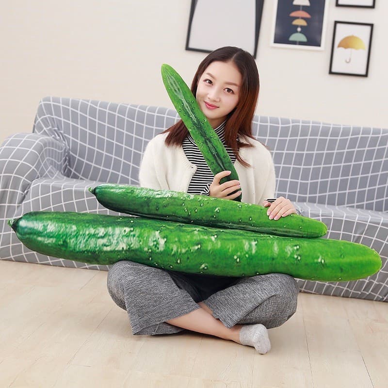 Simulação pepino brinquedo de pelúcia namorado travesseiro dormir desempenho adereços Spoof feminino presente aniversári