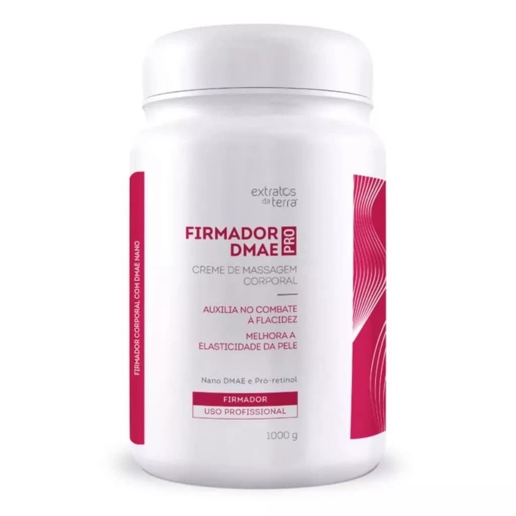 Creme Firmador DMAE Pro Extratos da Terra 1kg | Uso Profissional | Massagem Corporal para Flacidez