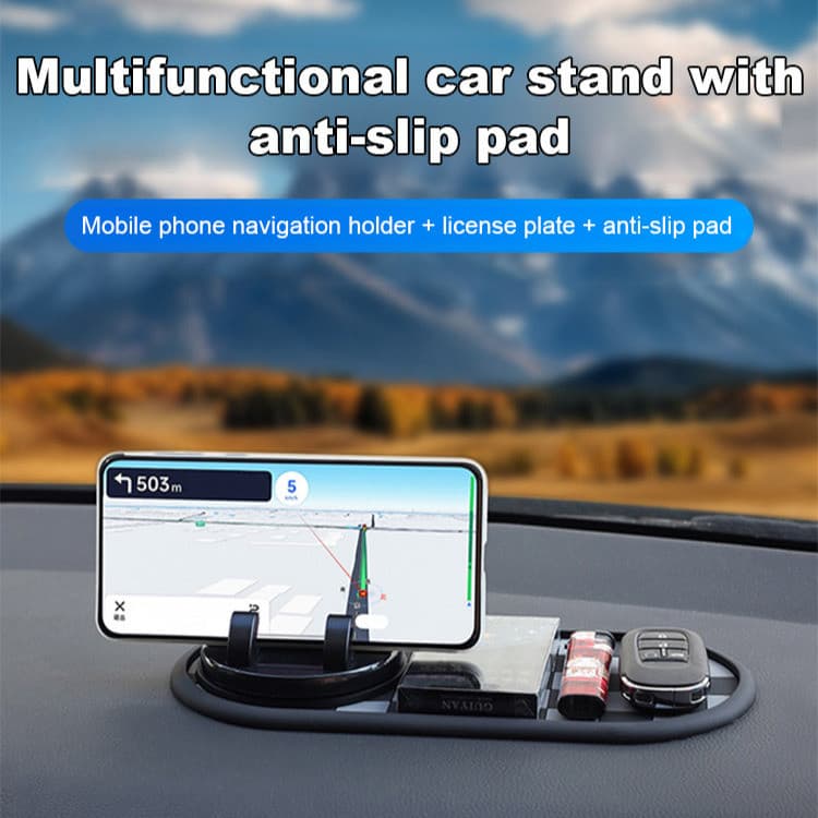 [Alta Resistência Antiderrapante] 🚗 MultiFunctional Rotatable AntiSlip Car Dashboard Pad Universal/Carro/Segurança