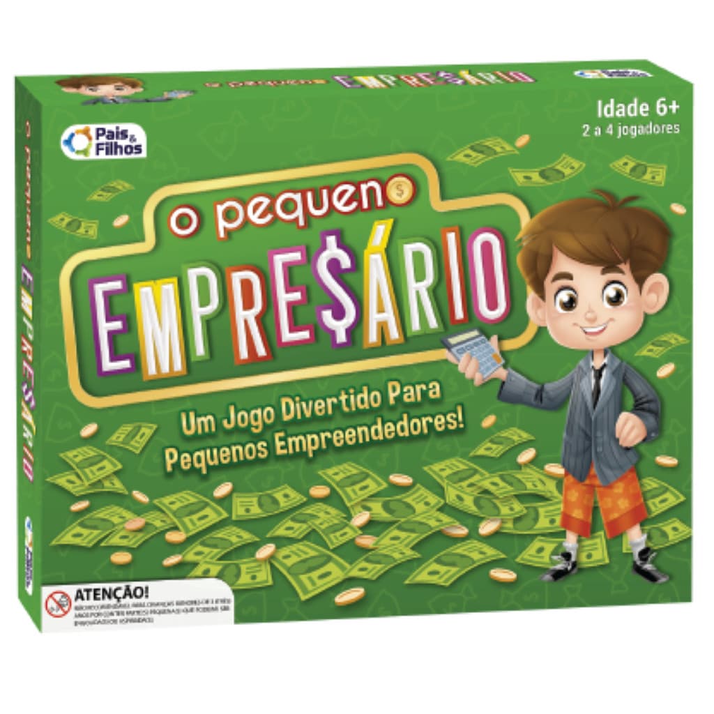 Kit Jogo de Tabuleiro Cuca Legal Junior + Pequeno Empresário