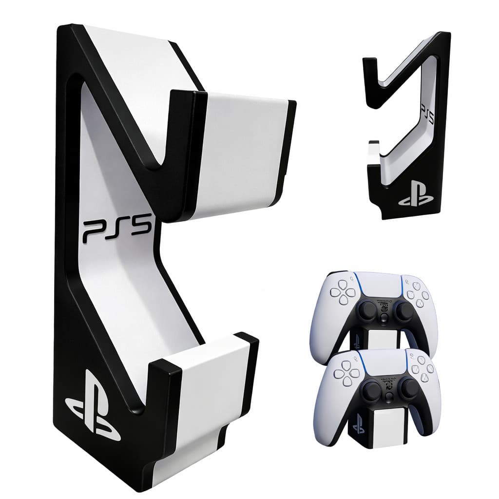 Suporte Duplo Controle PS5 Base Suporte Gamer Organizador DualSense Para 2 Controles Video Game
