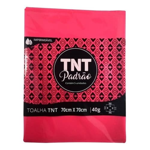 Kit Toalha Tnt Quadrada Festa 70cm X 70cm - 15 Peças