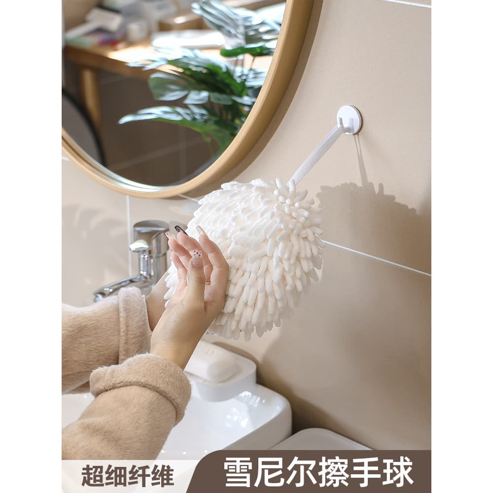Toalha de mão japonesa de Chenille pendurada lenço absorvente espesso toalha de mão infantil de microfibra