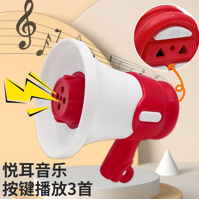 Alto-falante masculino Mini pequeno alto-falante brinquedo infantil gravável amplificador megafone portátil