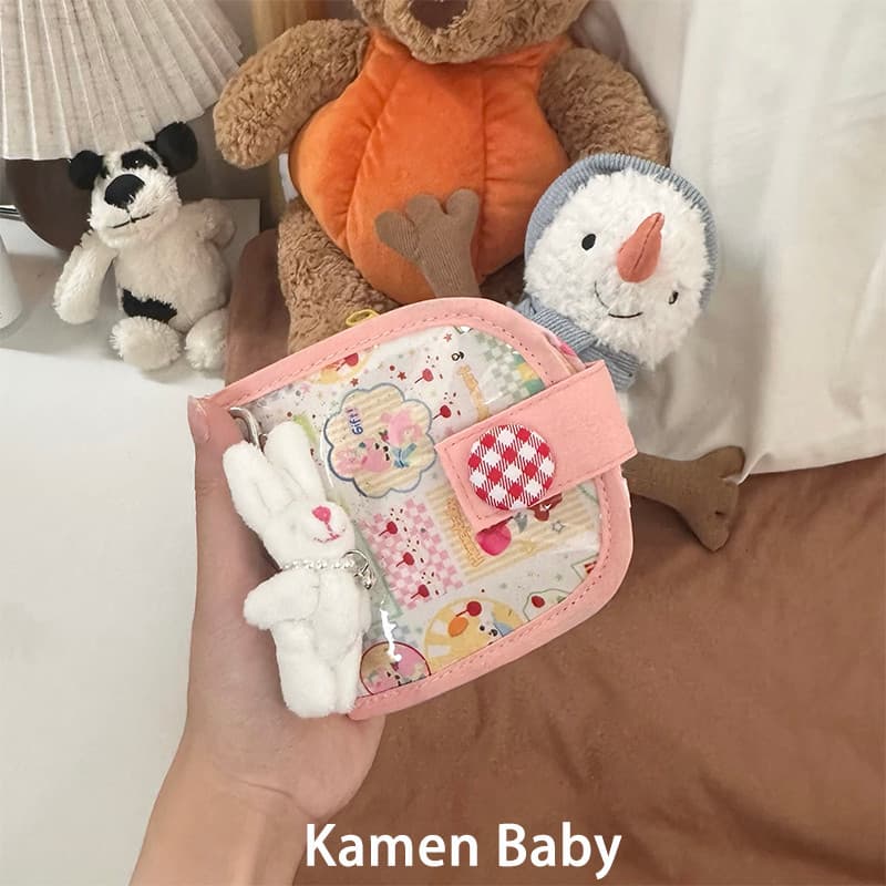 Nova bolsa de moedas fofa feminina Mini tecido fone de ouvido saco de armazenamento coreia ins moeda pequena carteira cr