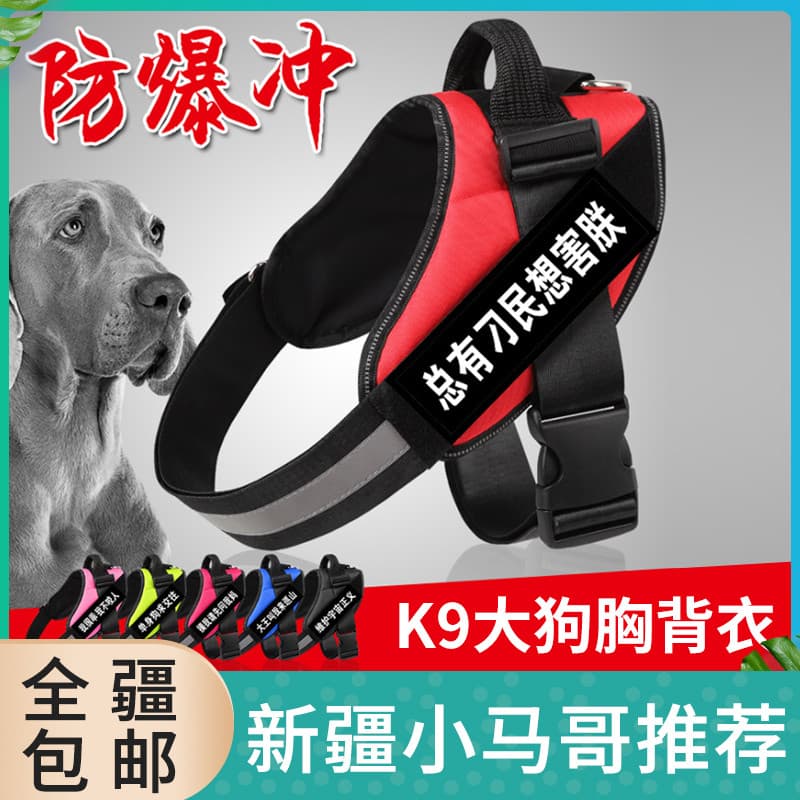 Xinjiang frete grátis para cães médios e grandes Anti-perfurador estilo espartilho para animais de estimação suprimentos