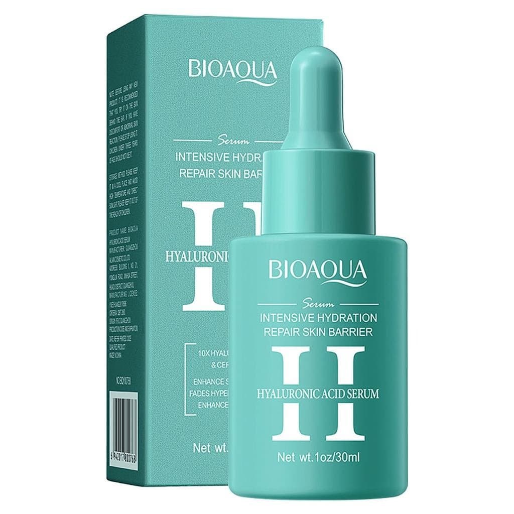 Sérum Facial de Ácido Hialurônico BIOAQUA, Essência Hidratante e Reparadora para a Pele, Hidratante Anti-Rugas para Cuid