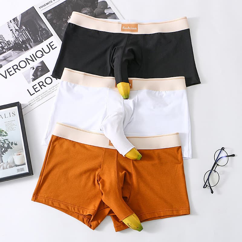 Cueca Masculina Estampa Elefante Roupa Íntima Masculina Confortável Respirável Dia a Dia
