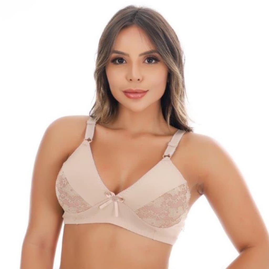 Kit 3 Sutia Alça Reforçada Sem Bojo Sensual Feminino Alça C/ Regulagem Sutian Feminino