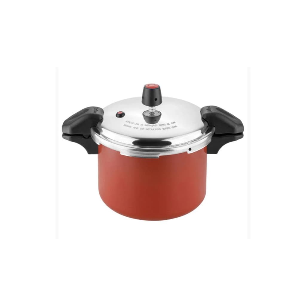 Panela De Pressão Com Alça 4,5l Bordô - Eirilar