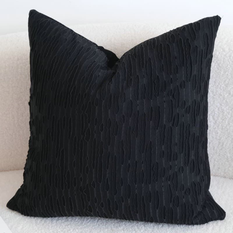 Preto branco ins estilo moderno simples sofá travesseiro luz luxo único estilo quebra fronha almofada travesseiro lombar