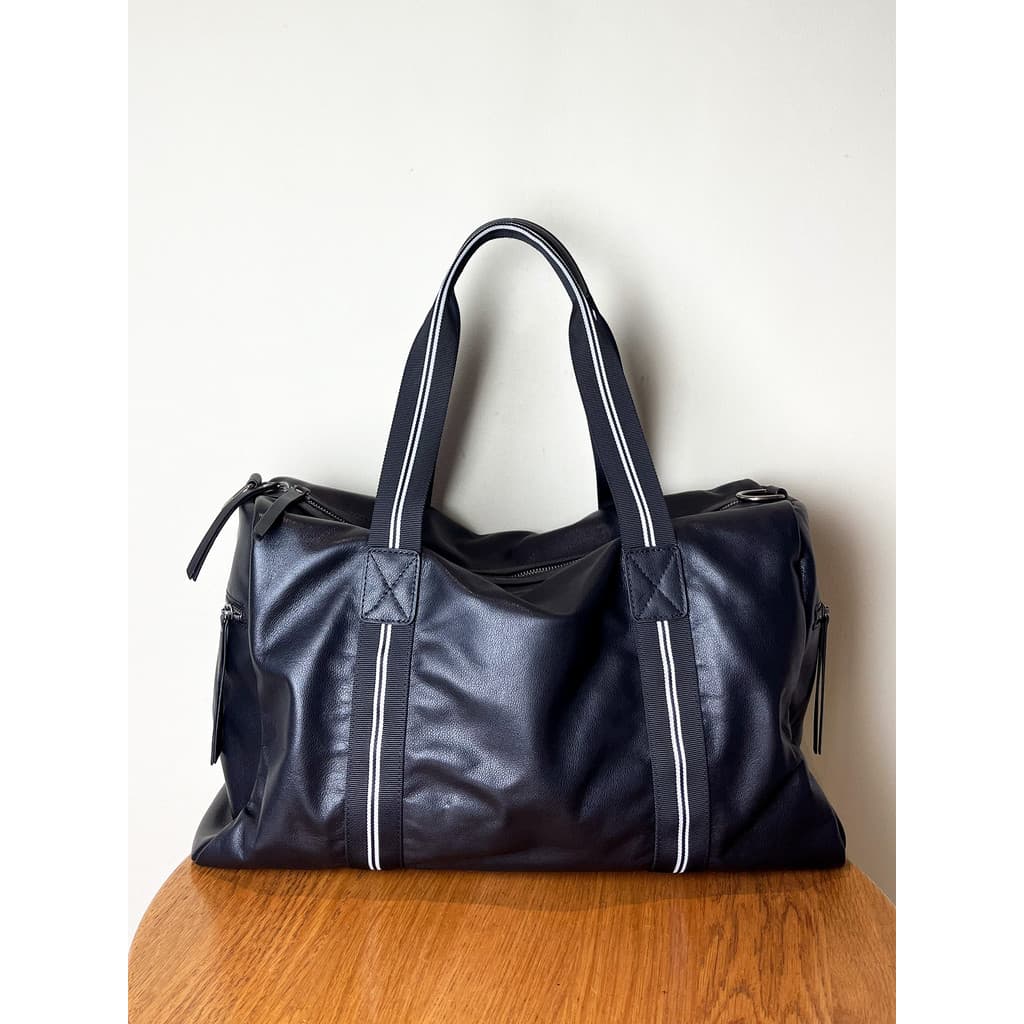 Bolsa de viagem masculina de couro genuíno de curta distância, grande capacidade, primeira camada, bolsa de viagem mascu