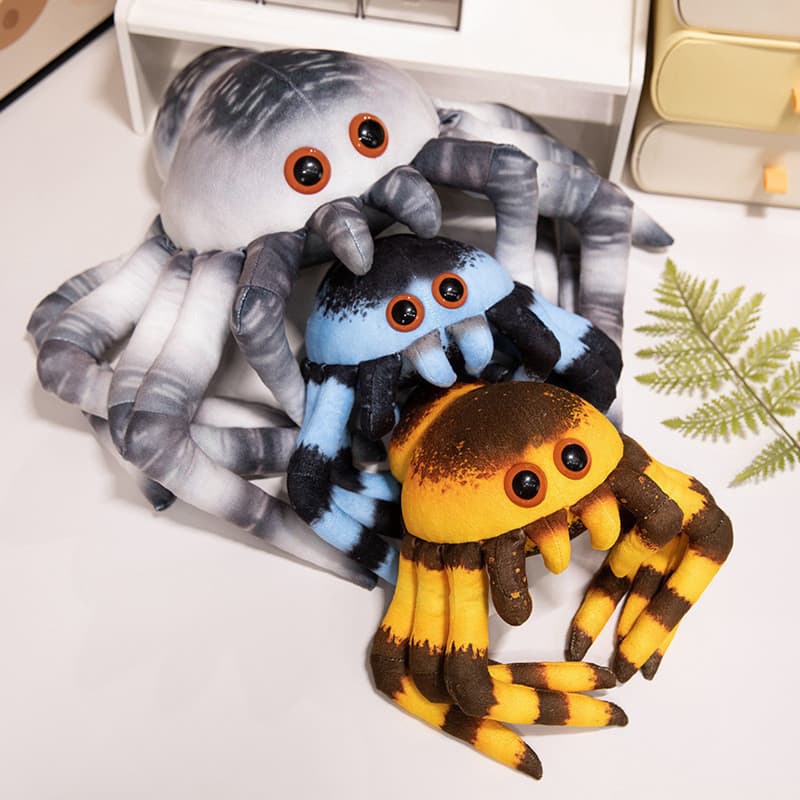 Impresso Aranha Brinquedo De Pelúcia Travesseiro Macio Recheado Boneca Brincadeira Crianças Companheiro Presente Engraça